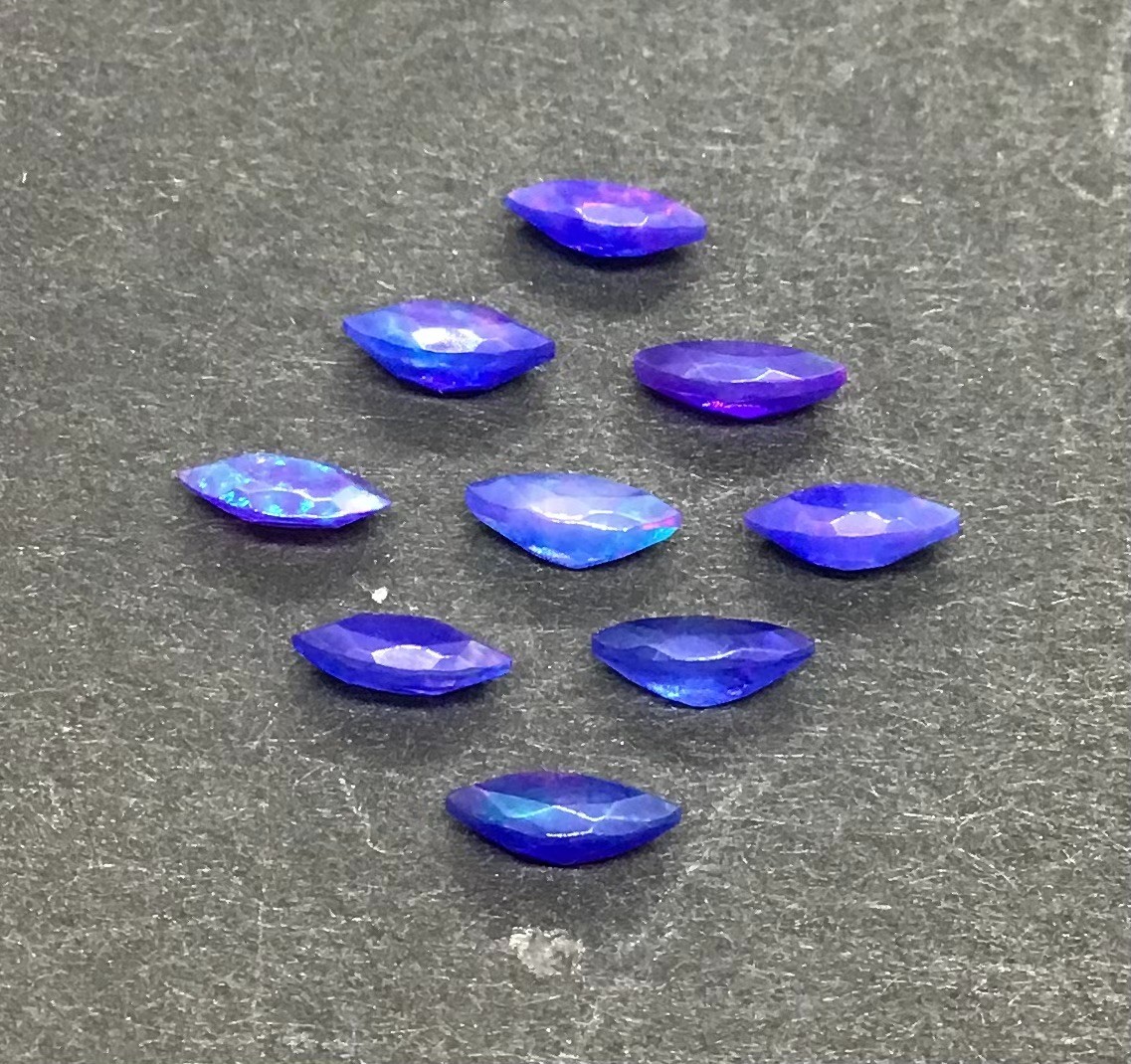 Ethiopian Blue Fire Opal AAA Natural Marquise Cut Loose Gemstone Making Jewelry