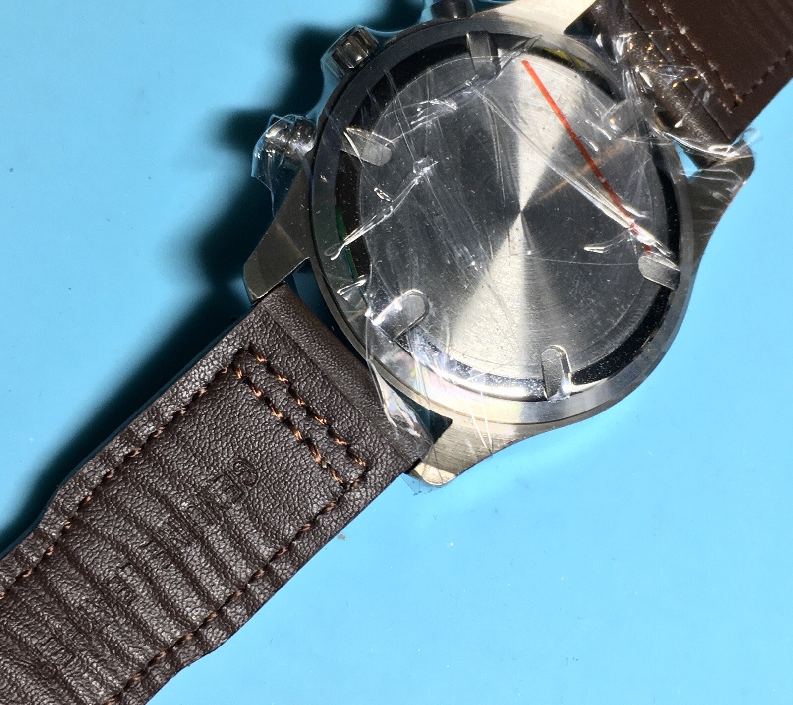 CORGEUT BRONZE DIAL CHRONO WATCH STAINLESS STEEL DAY DATE QUARTZ PILOT WATCH NEW