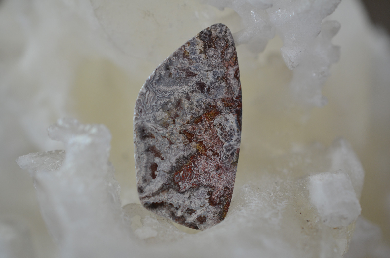 Mexican Crazy Lace Agate Free Form Cabochon 7 grams 43.22 X 23.48 X 5.36MM