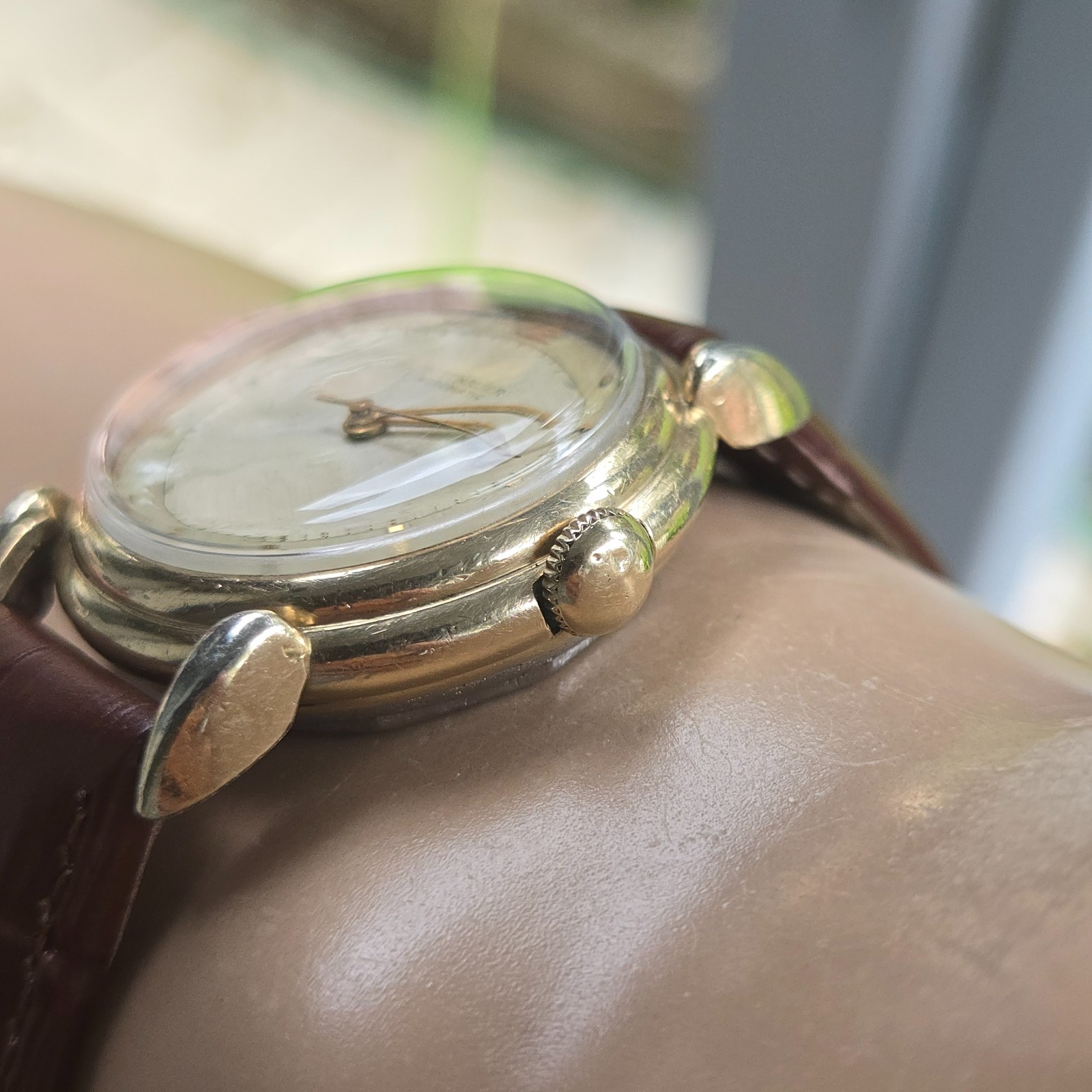 Vintage WITTNAUER men’s automatic watch AS 1250 Bumper 10K GF 1940s