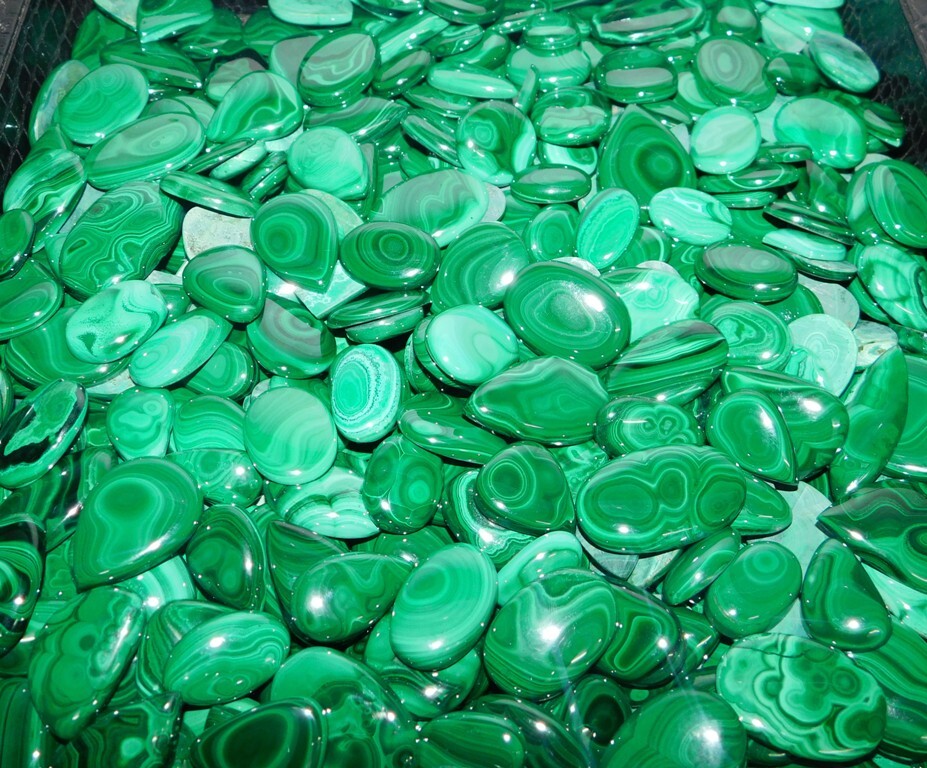Natural Malachite Handmade Loose Gemstone Lot Malchite Stone Lot Wholesale Lot