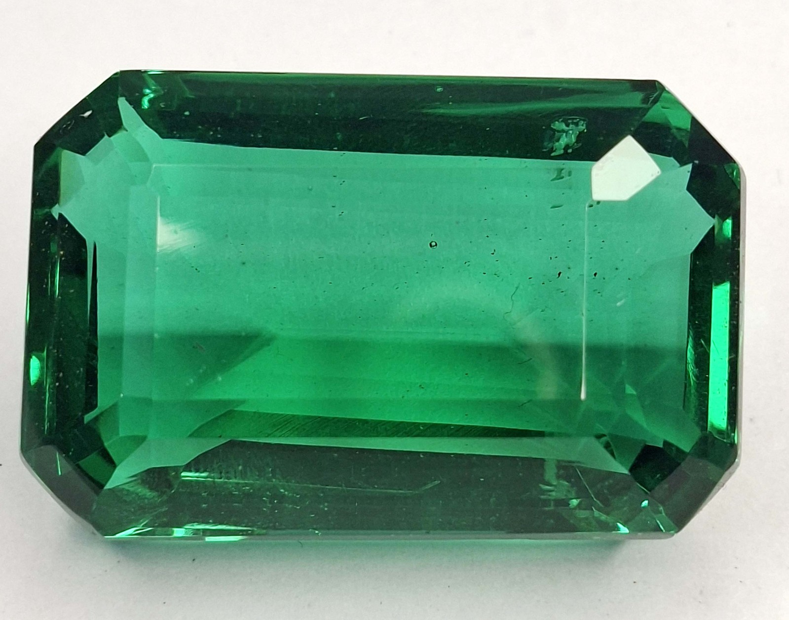 Fabulous Emerald Cut Emerald Green 126-128 Ct Loose Certified Gemstone RK1115