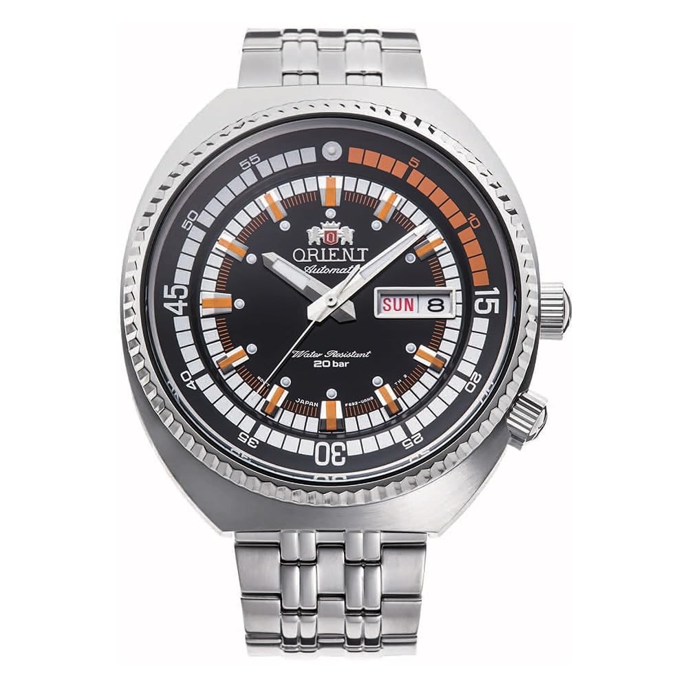 Orient Men’s Neo Classic Sports Black Dial Automatic 43mm Watch RA-AA0E05B19B