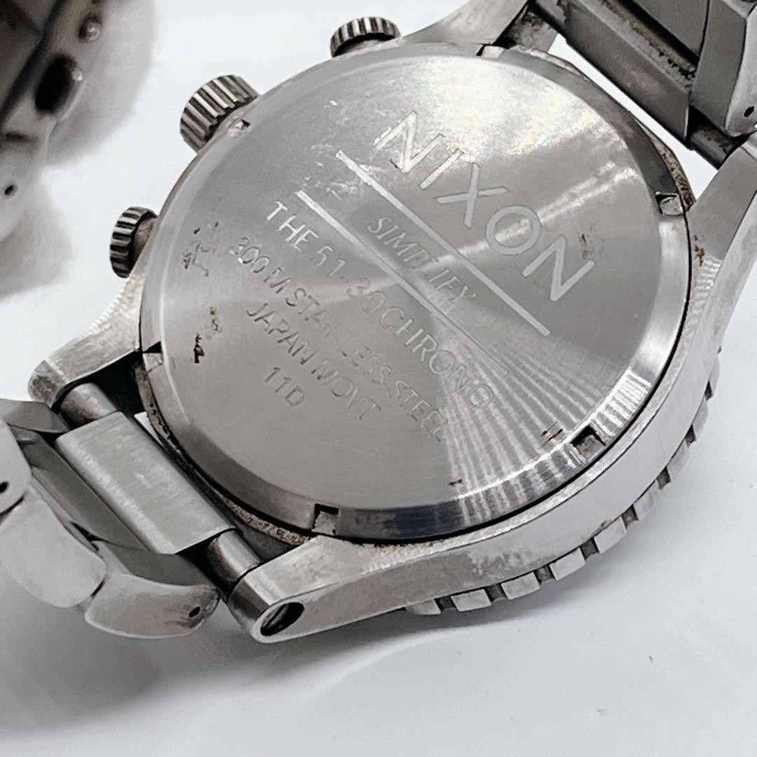 Working NIXON THE 51-30 CHRONO Chronograph Date y2k
