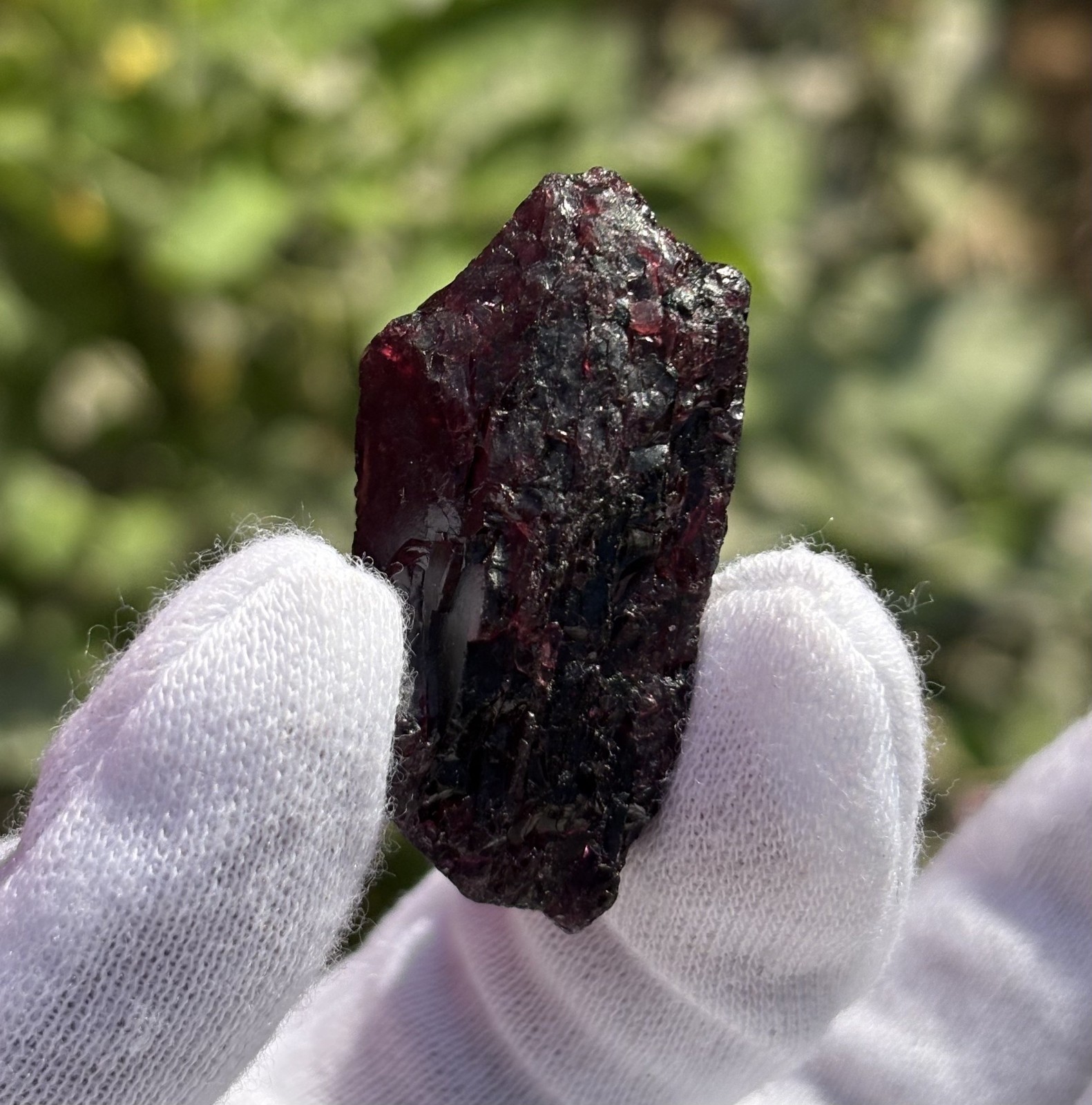 Natural 105 Ct Red Garnet Rough Jewellery Making Healing Crystal Raw Gemstone
