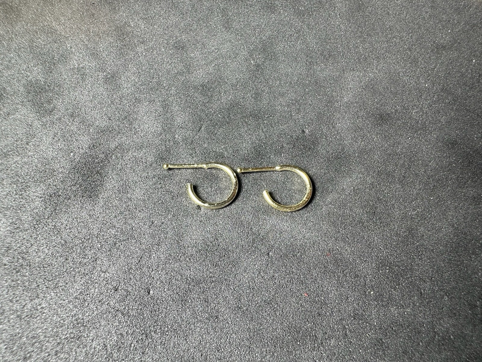 0.27g Vintage Sterling Silver 925 Small Open Hoop Earrings Minimalist Classic M