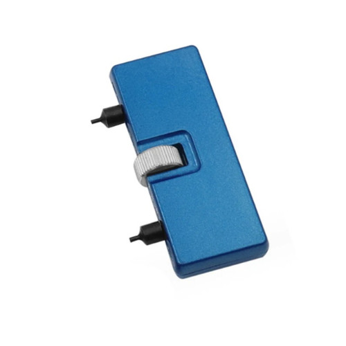 Watch Back Case Opener Adjustable Blue 2 Pin Screw Wrench Remover Tool Kit