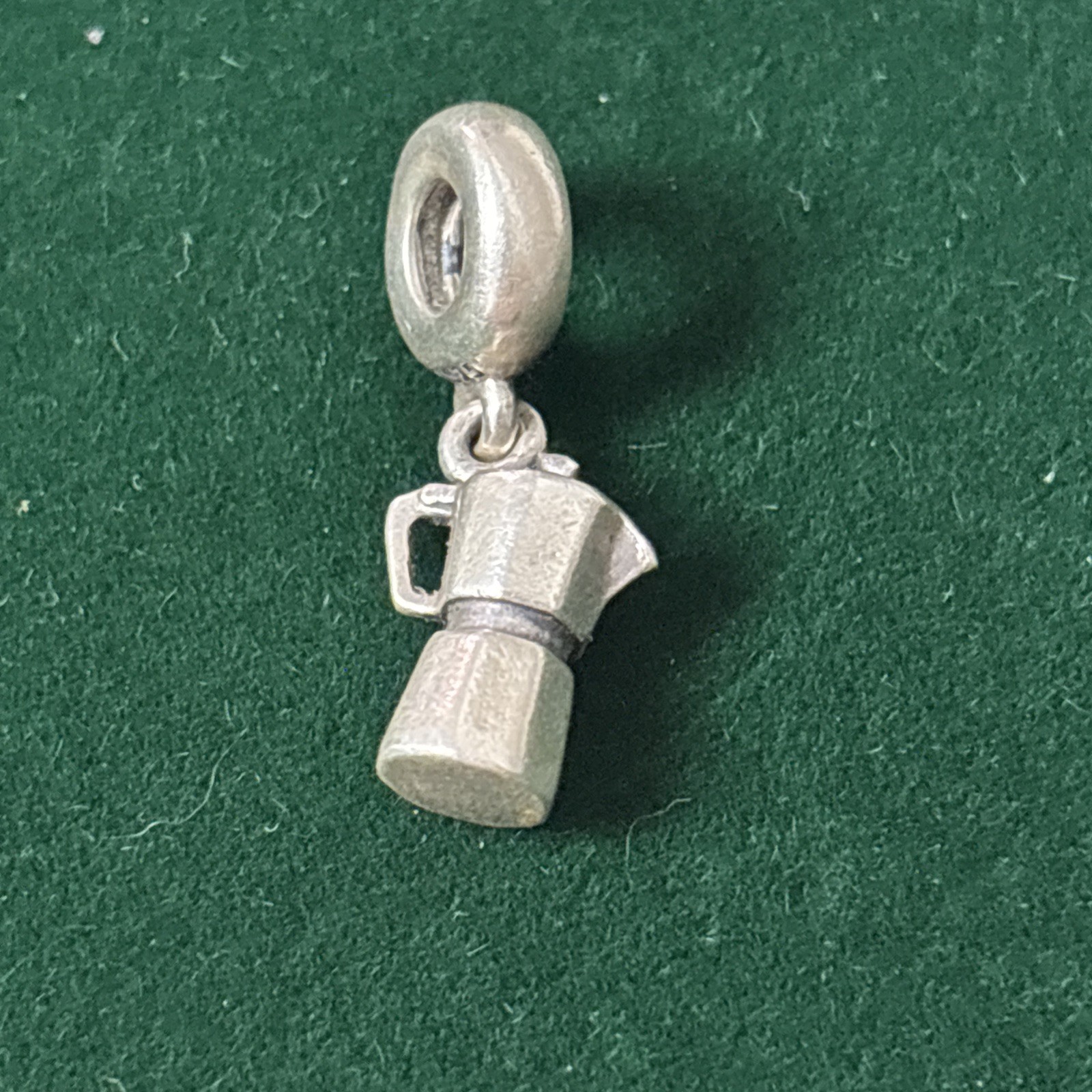 Pandora Coffee Lovers Bead Charm Pot ALE S 925 Sterling Silver Pendant 791514