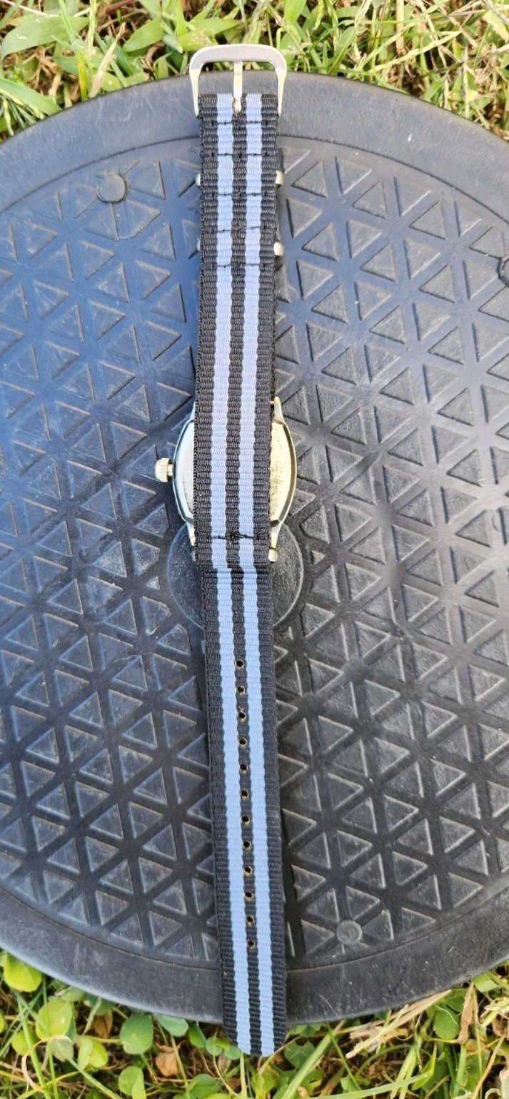 Vtg Waltham 1926 PVD Military Grade 365 Men’s 30mm Watch 15 Jewels NATO Strap!!!