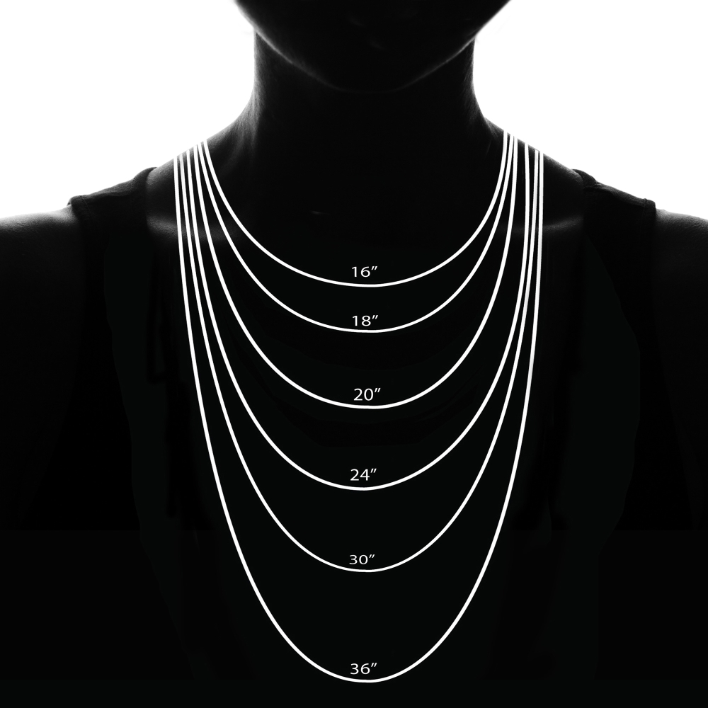 .925 Sterling Silver 1mm Box Chain Necklace in Lengths 14-30