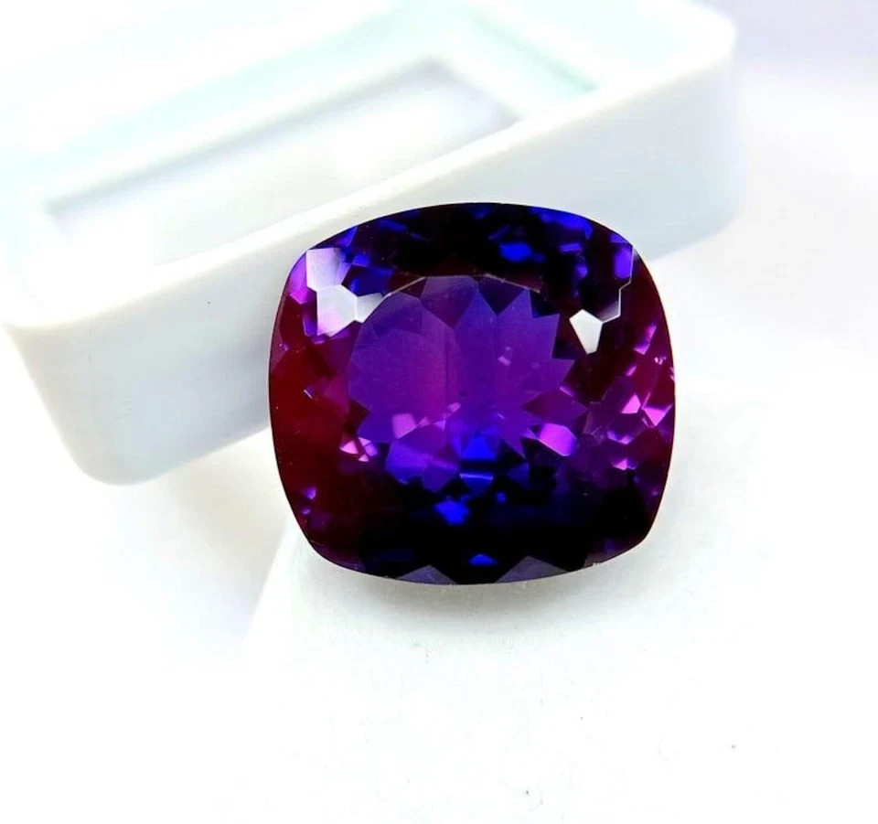 Very Clean 9.50 CT Natural Purple-Blue Tanzanite Certified Loose Gemstone