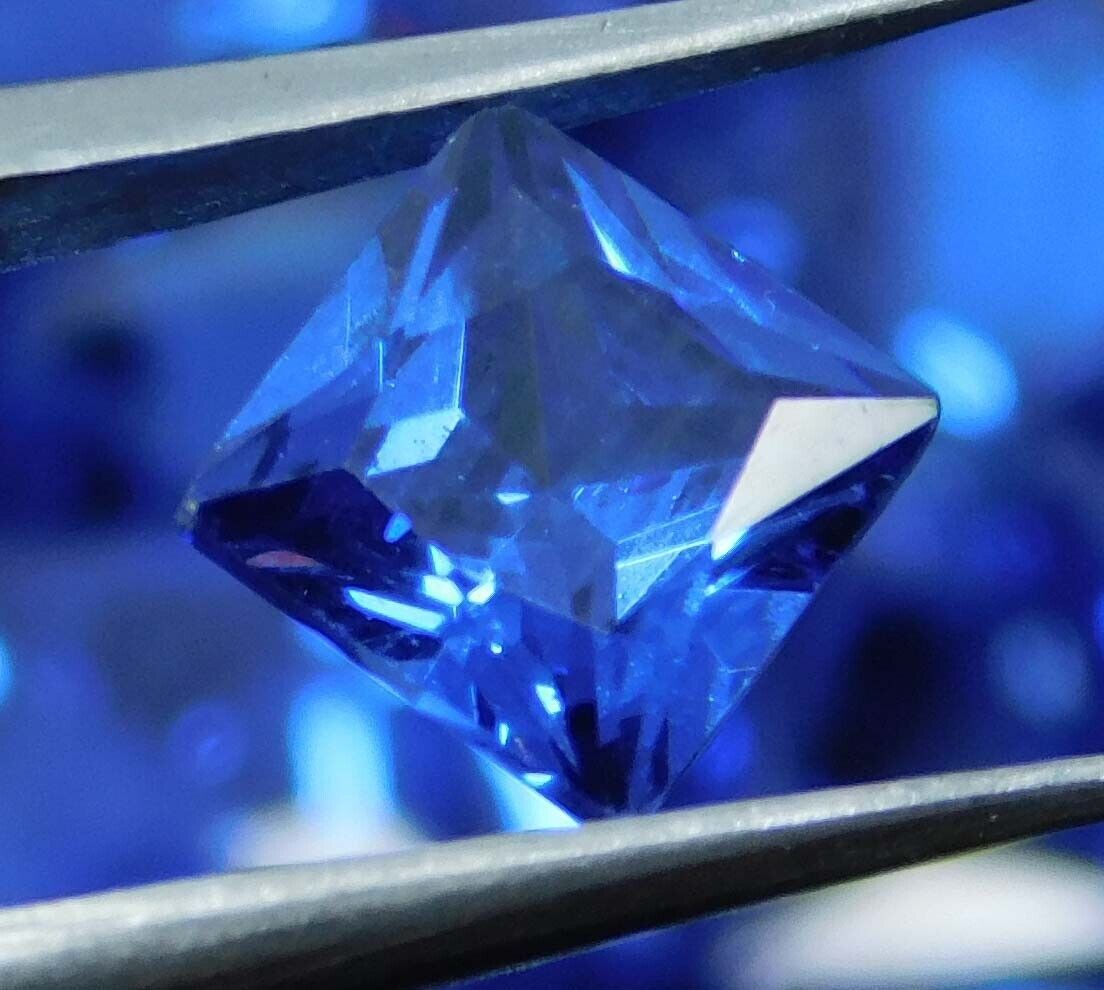 6x6mm Natural Blue Sapphire Square Cut CERTIFIED 2 Ct Loose Gemstones Lot