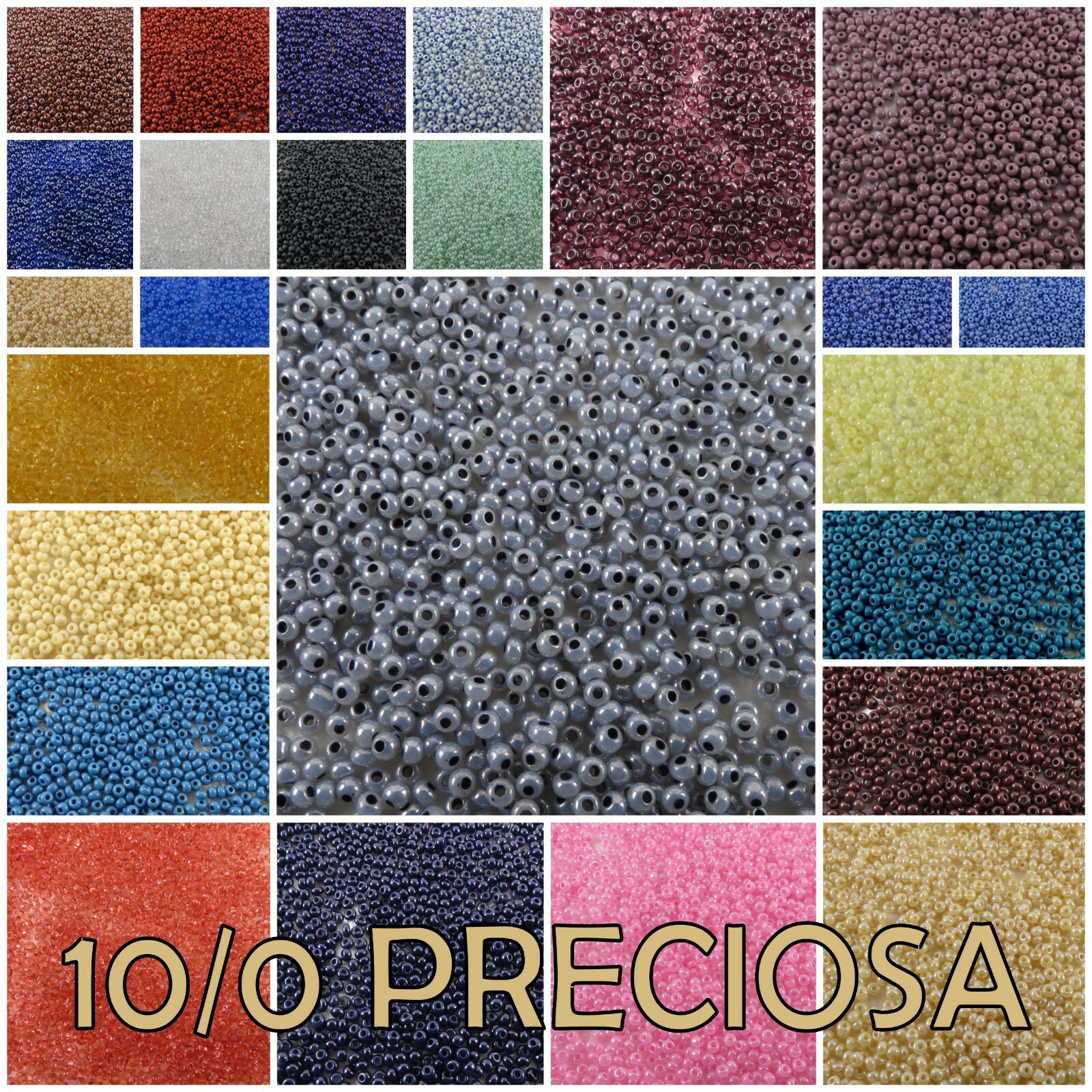 10/0 Preciosa Czech Round Seed Beads 06012-48102