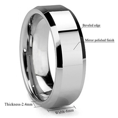 Durable Mens Stainless Steel Wedding Band Ring Size 9 10 11 12 13 Us Seller