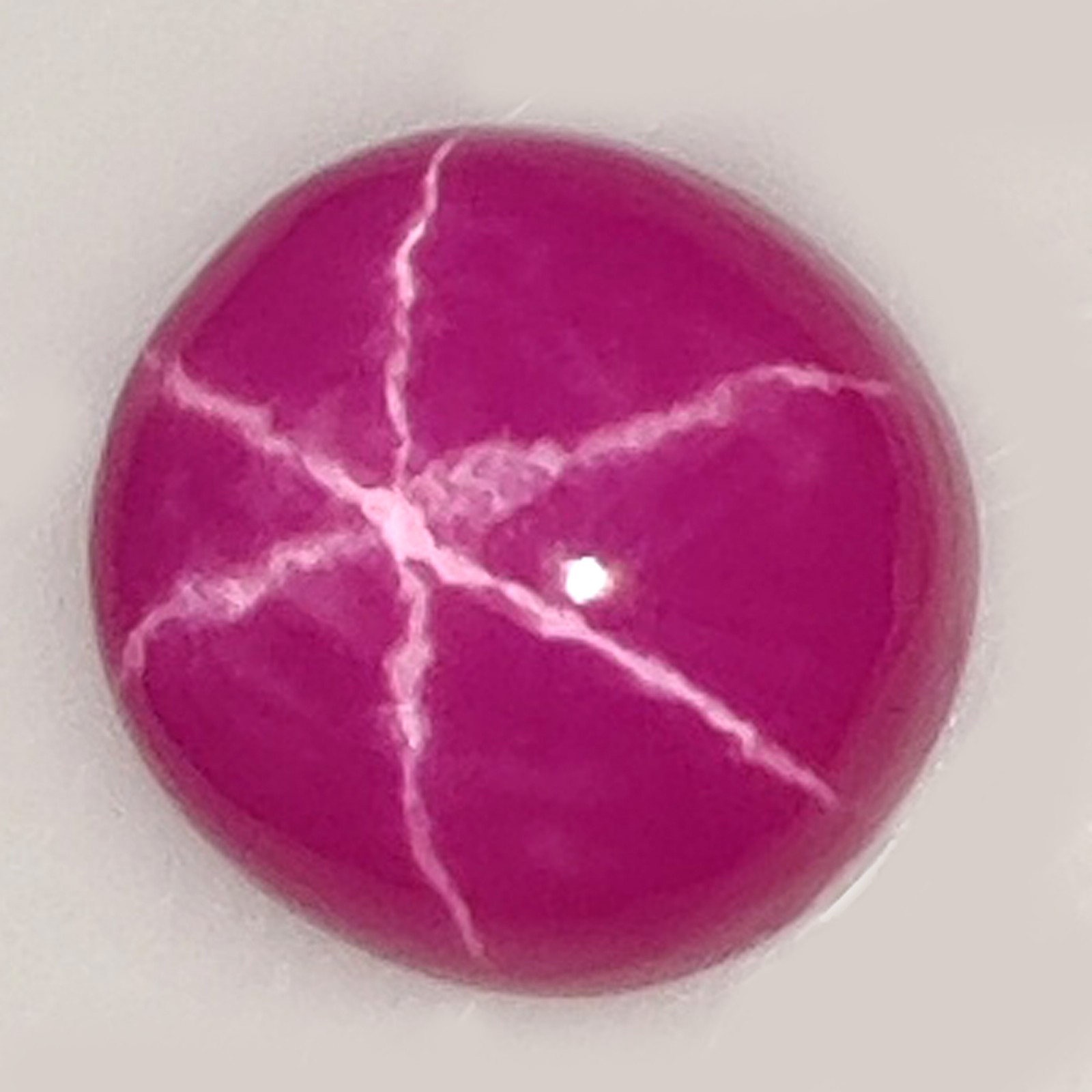 Natural Certified Mogok 6 Rays STAR Pink Ruby 9.00 MM Round Stunning Gemstones