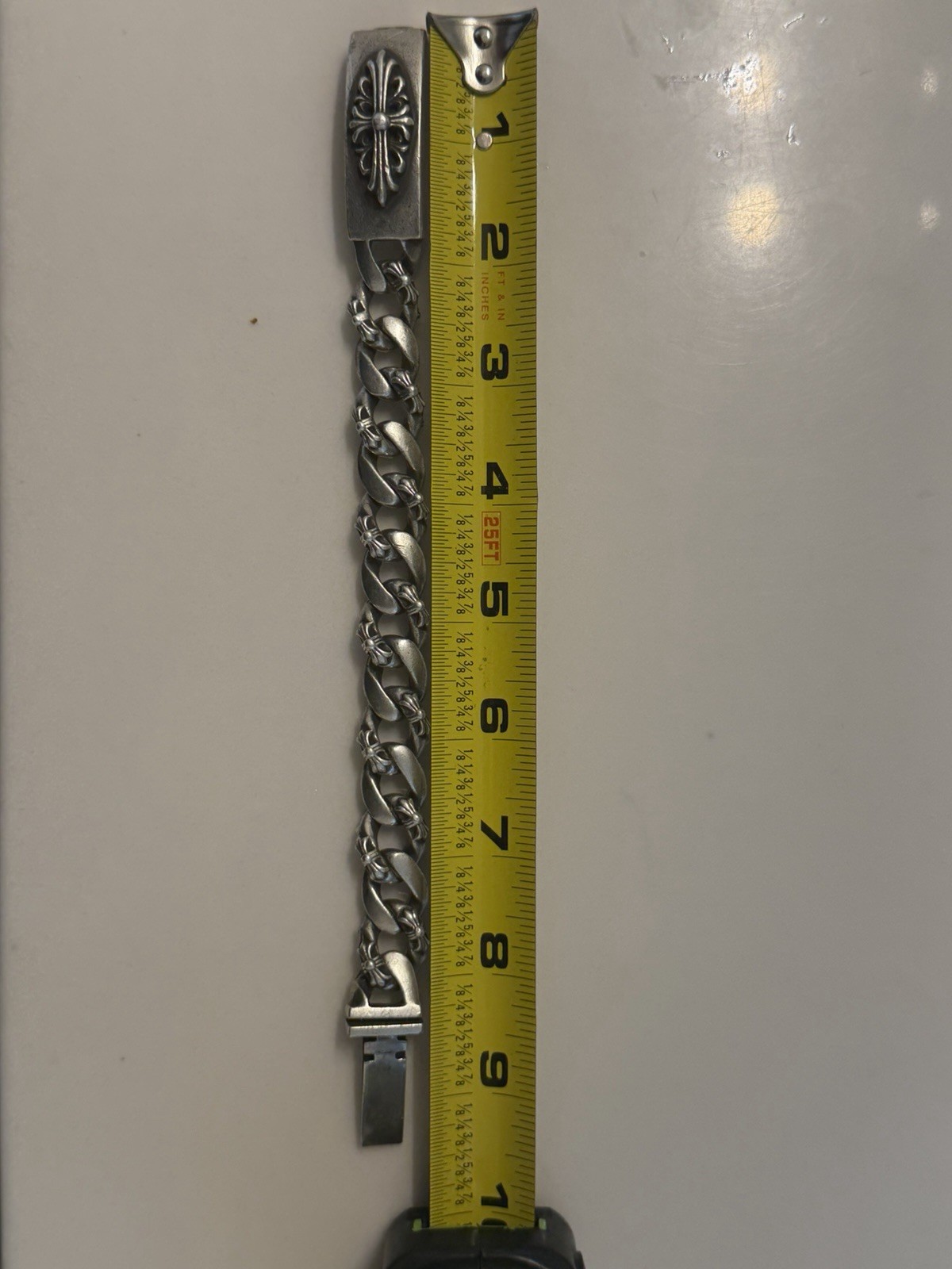 CHROME HEARTS 1997 STERLING SOLID 925 SILVER 126g 9in BRACELET