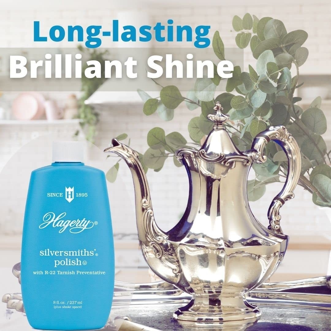Hagerty Silversmiths’ Polish – Professional Silver Cleaner & Tarnish Remover 8
