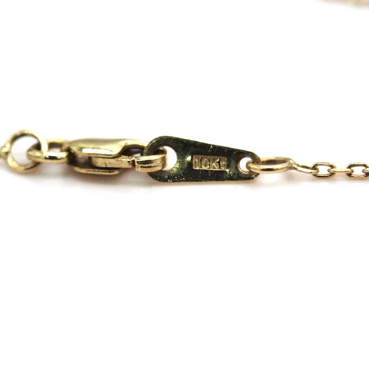 10k Yellow Gold O-link Chain Necklace 18 inches