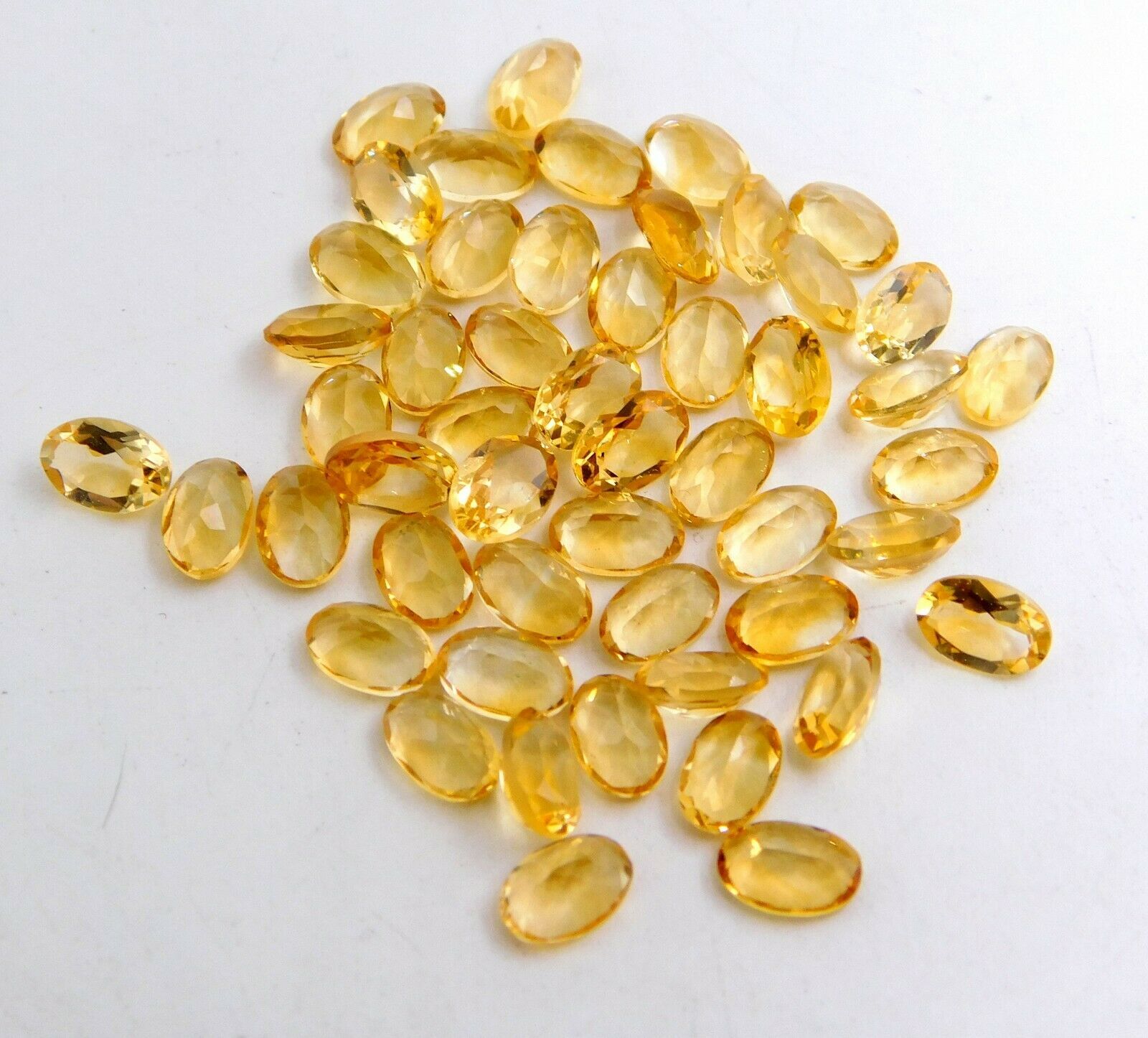 3×5 MM To 8×10 MM Natural Citrine Oval Cut Loose Gemstone Wholesale Lot P-1133