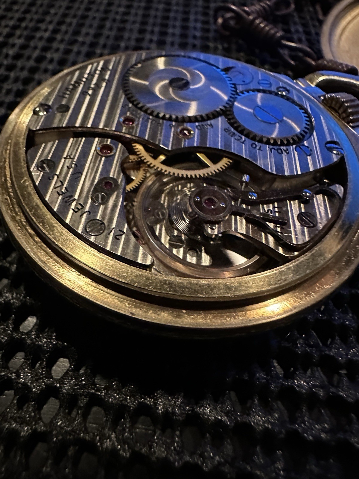 ANTIQUE 16S HAMILTON RAILWAY 992B POCKET WATCH – 21 JEWELS – 6 POSITION WORKING