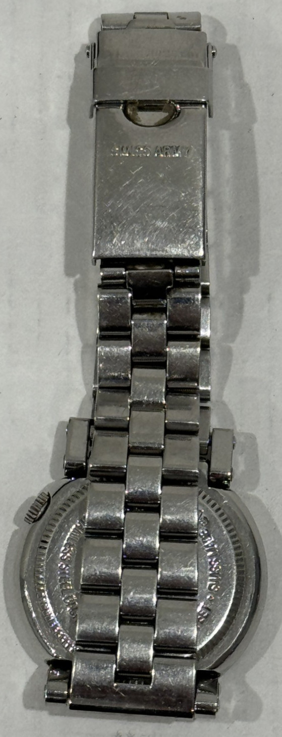 Vintage Rare Victorinox Swiss Army Delta 29mm Women Watch w/ 5cm Steel Bracelet