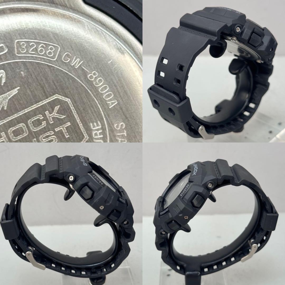 G SHOCK GW 8900A Radio Solar Black Inverted LCD Working