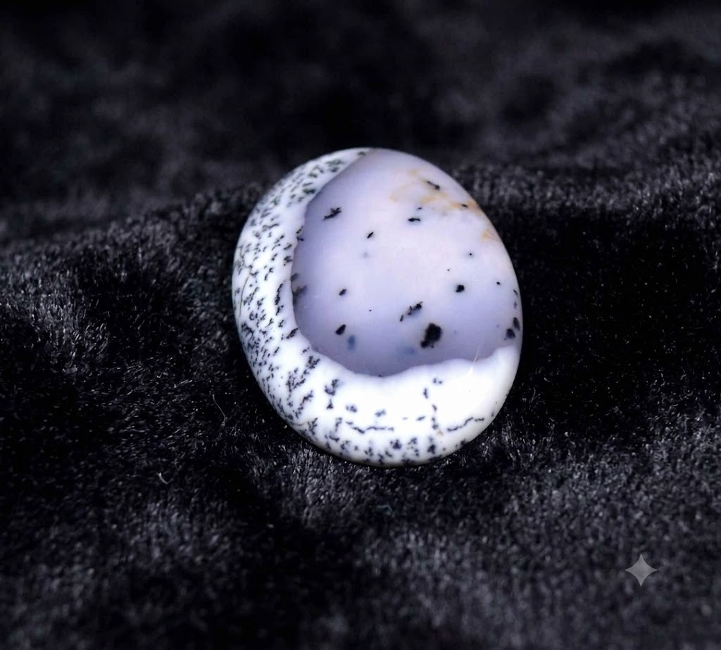 53 Cts.-Dendrite Opal Oval “38x26mm” 100% Natural Cabochon Gemstone-A797