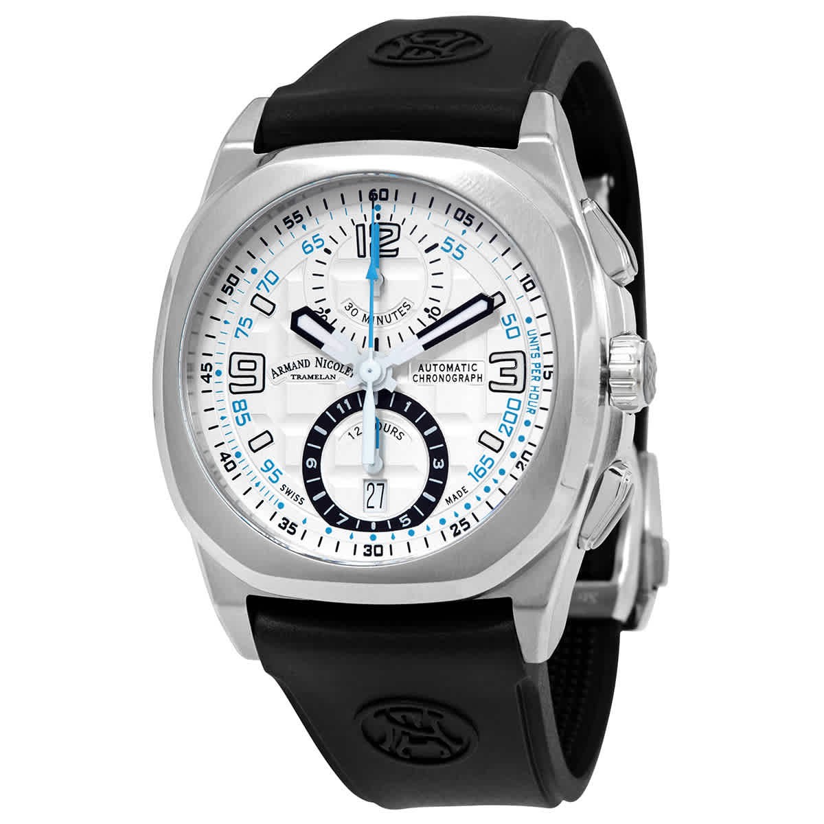 Armand Nicolet JH9 Chronograph Automatic Mens Watch A668HAA-AZ-GG4710N