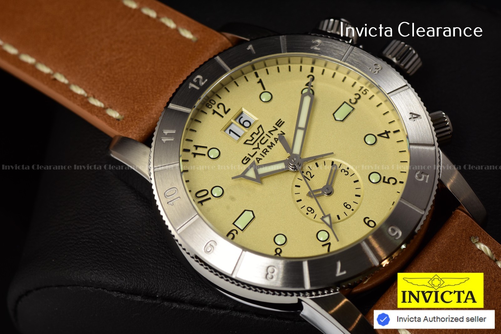 Invicta Aviator Blue Dial Chronograph Multifunction Men’s Steel Watch 28111