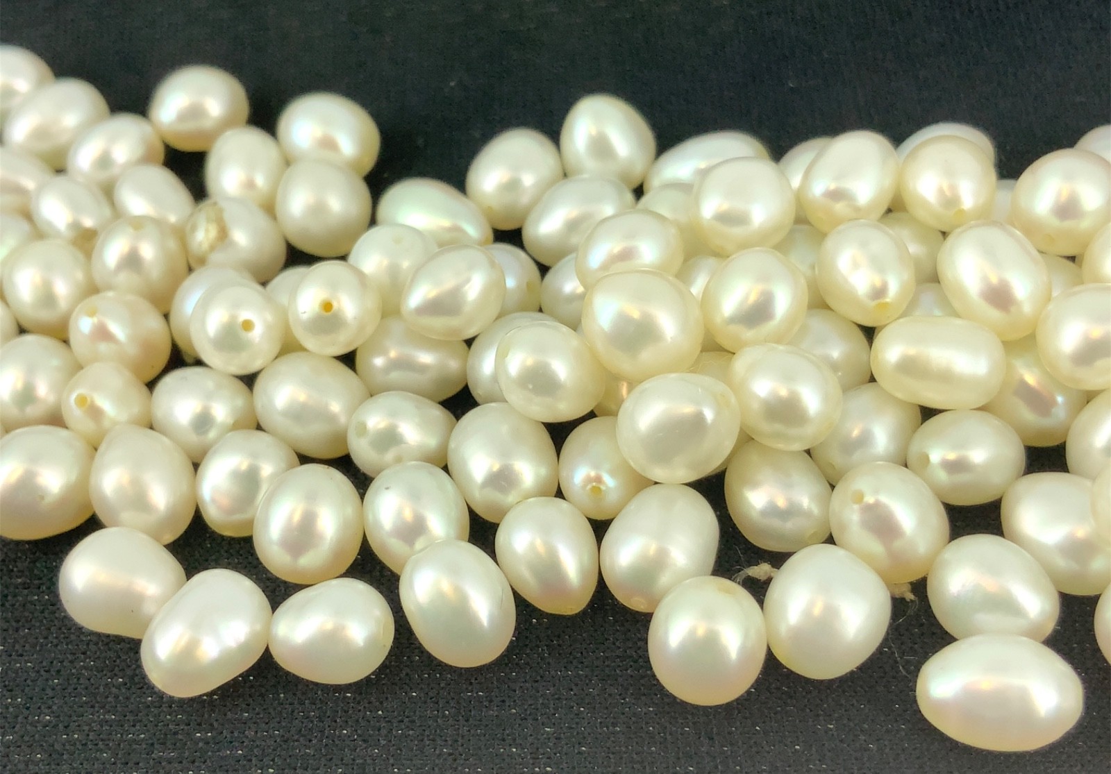 Lot of 173 Genuine Cultured Freshwater Pearls Gemstone Jewelry Drilled – 5-6mm