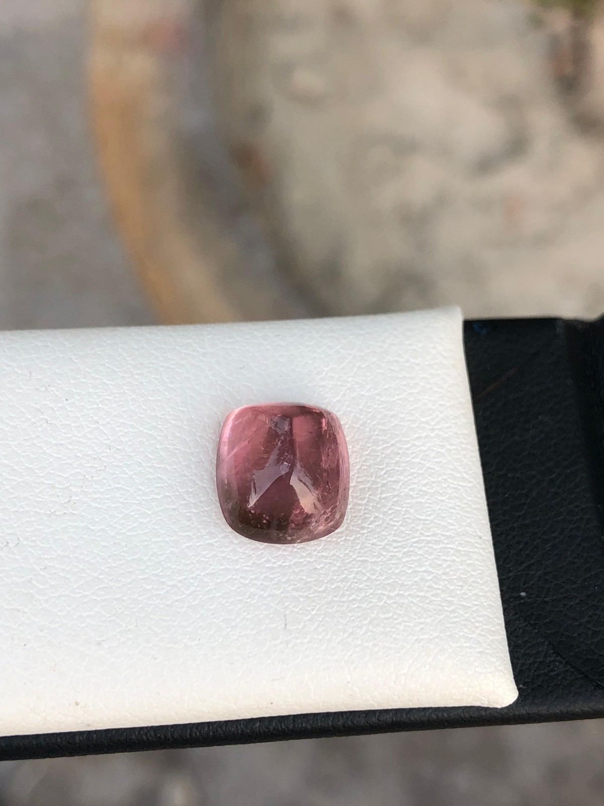 4.05 CT Natural Tourmaline Sugarloaf color from Afghanistan