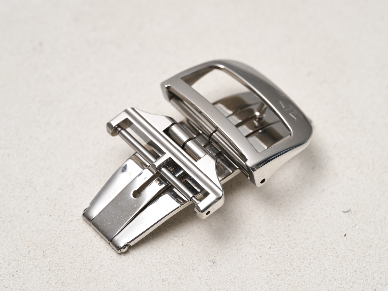 JLC 20mm Deployment Buckle Clasp Steel Double Fold Over Pin Buckle