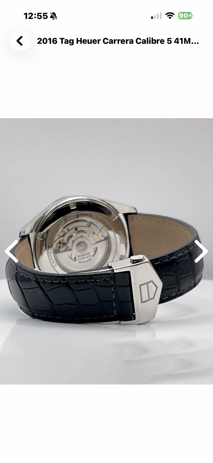 TAG Heuer Carrera Calibre 5 Auto Blue Dial Day/Date 41mm w/ Box Papers
