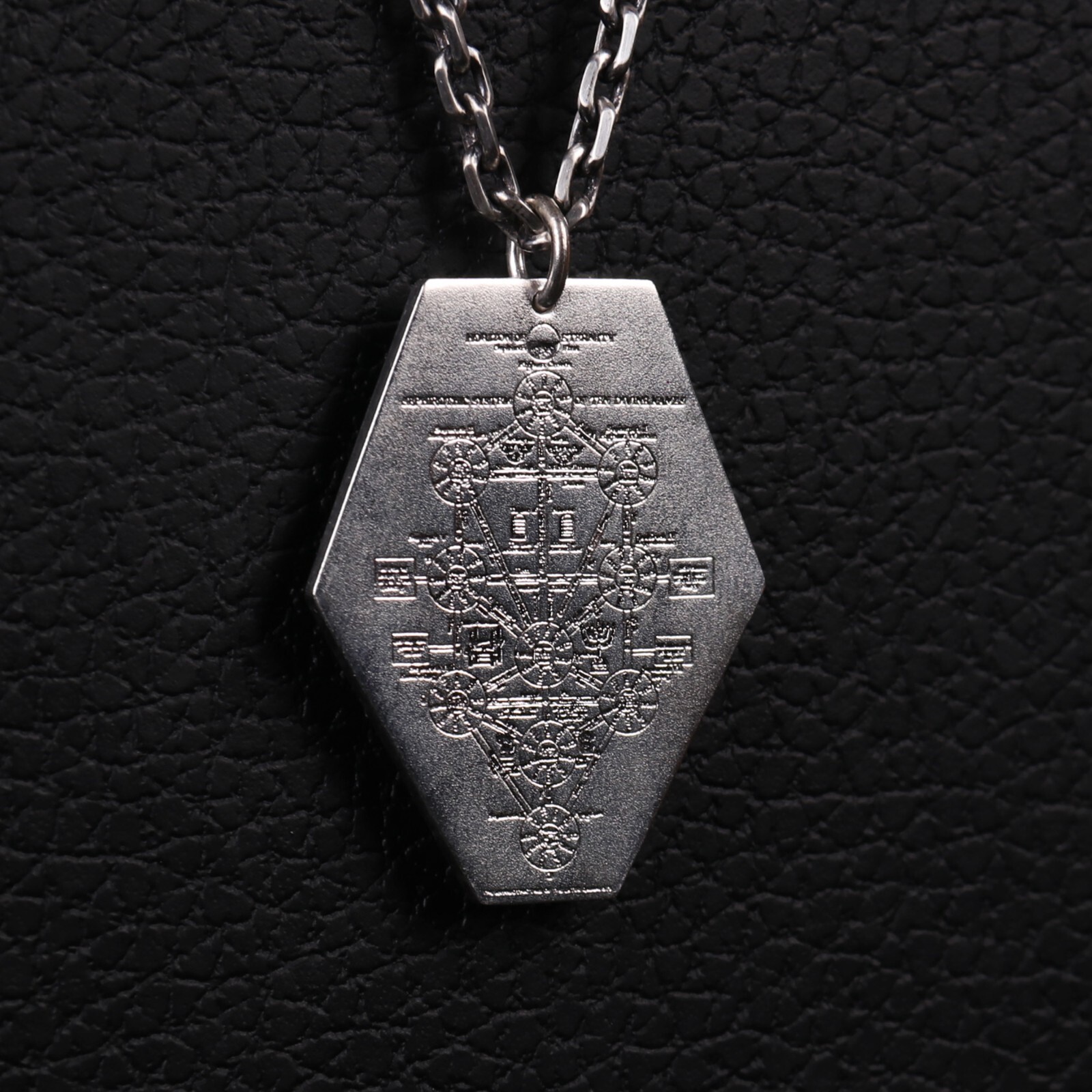 990 Sterling Silver Neon Genesis Evangelion Dead Sea Scrolls Necklace Pendant