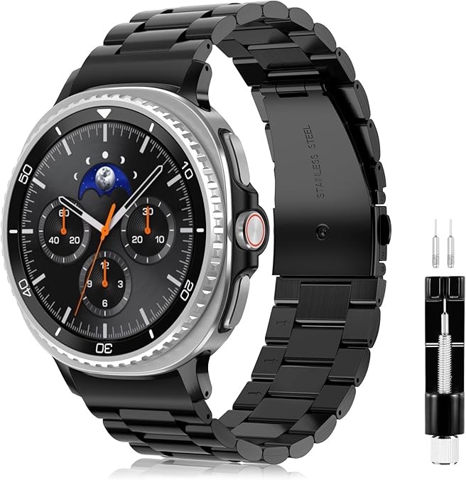 Stainless Metal Band For Samsung Galaxy Watch 8 40mm 44mm/Classic 46mm 2025