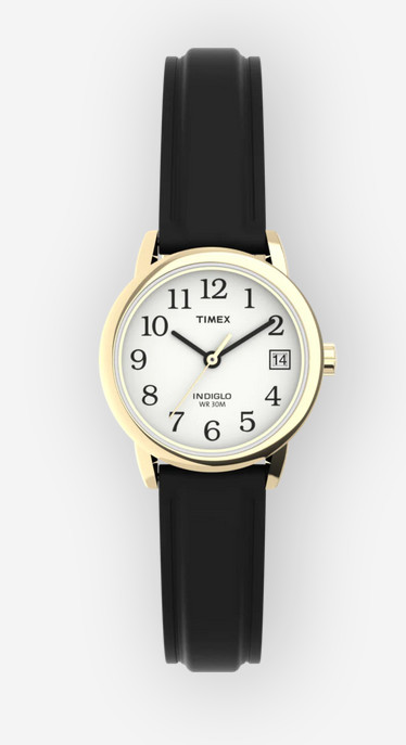 Lot of 2 Timex Women’s T2H341 Easy Reader 25mm Leather Strap Watch