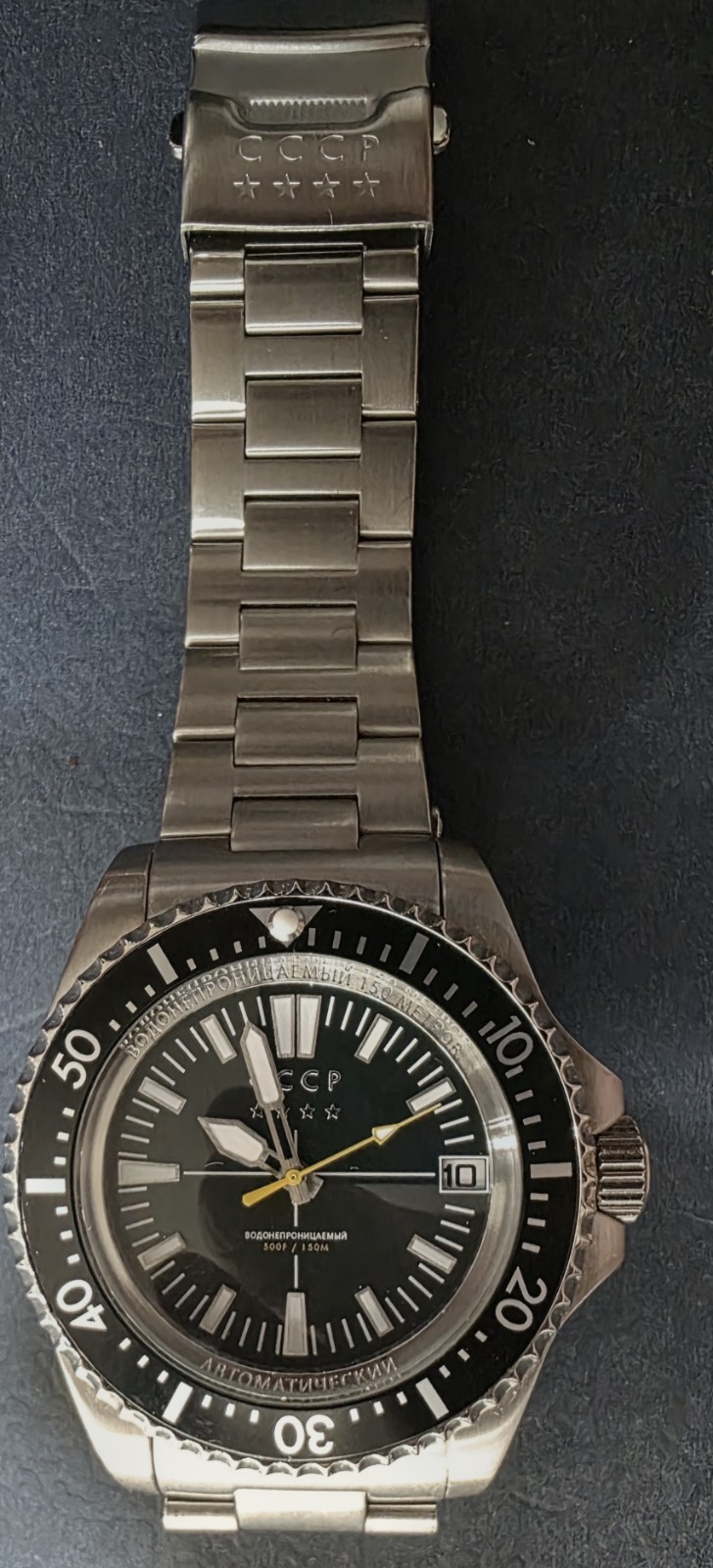 CCCP Kamchatka Cp-7048-66 Diver Blue Bezel Black dial WR150 Automatic
