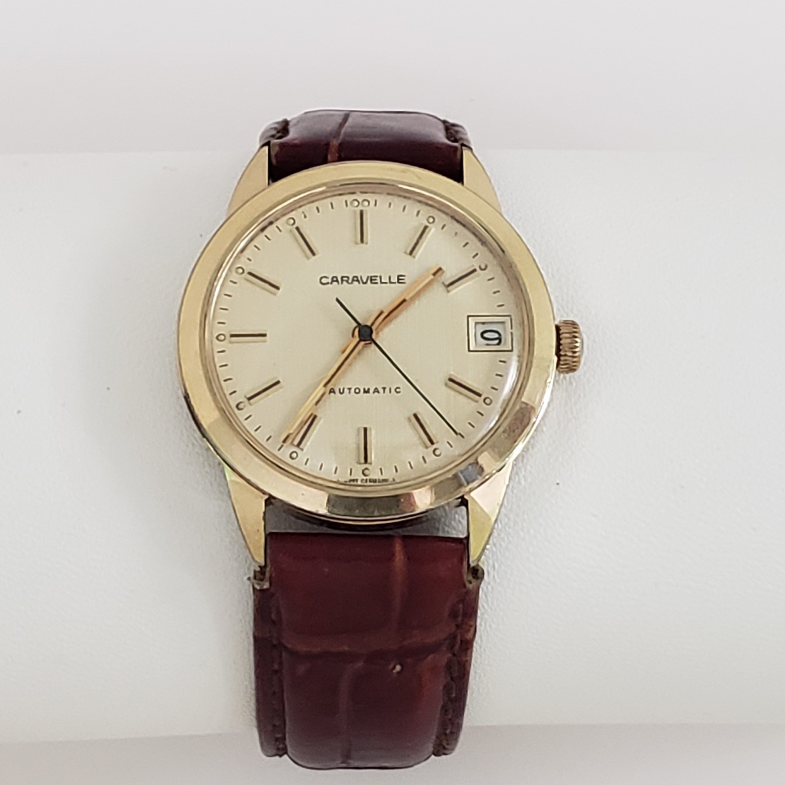 Vintage Caravelle By Bulova Automatic Watch 1972 Working