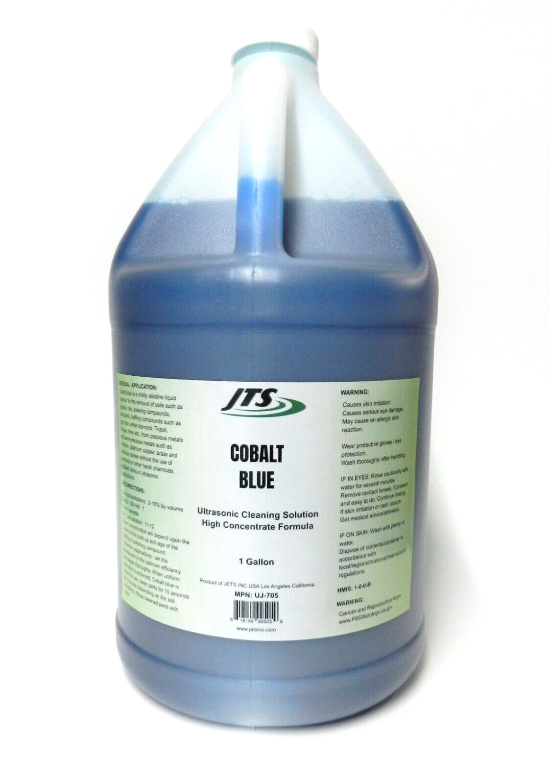 Ultrasonic Cleaner Solution JTS Cobalt Blue 1 Gal. Cleaning Jewelry & Compounds