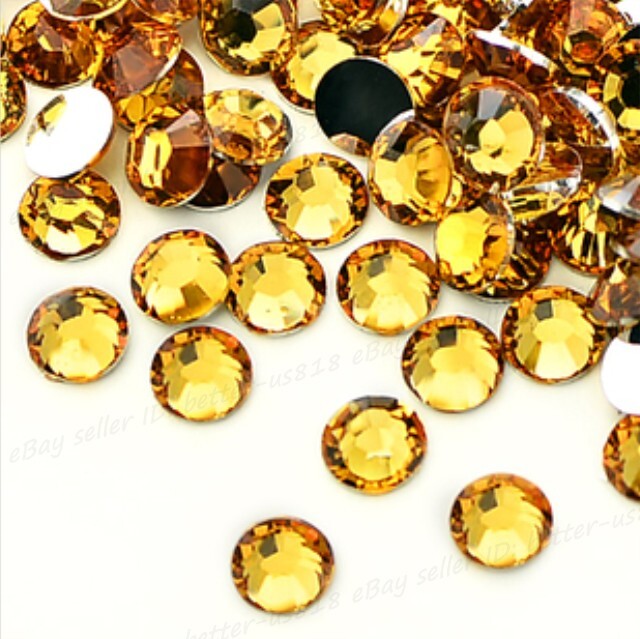 Crystal Flat Back Round ACRYLIC Hydro Gemstone 3 mm 4 mm 5 mm 6 mm 7 mm 8 mm