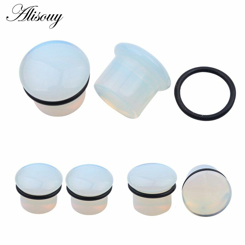 Stone Tunnel Ear Piercings Helix Piercing Stretchers Plugs Piercing Body Jewelry