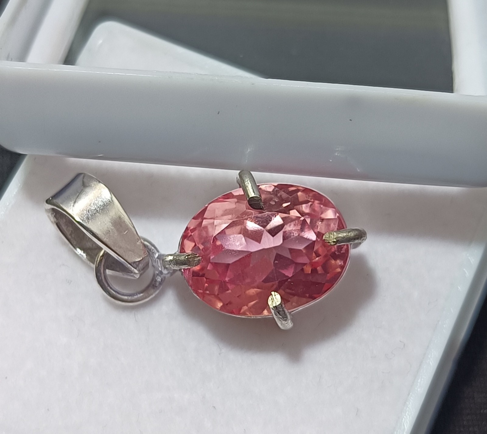 21.25 Ct Natural Pink Morganite Pendant in 925 Silver – Trending Certified Gem