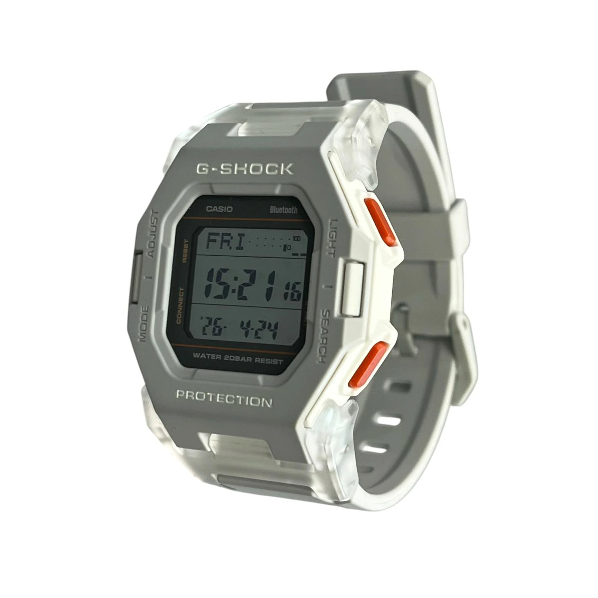 Used CASIO G SHOCK Digital Watch GD B500 Light Gray Revision