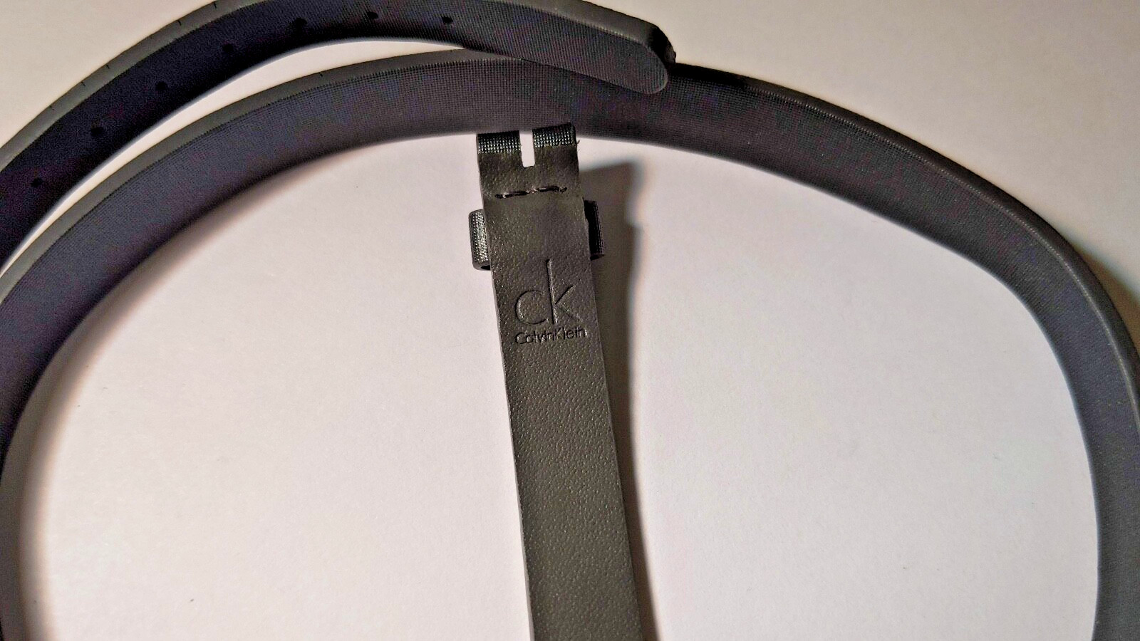 Calvin Klein Band/Strap Grey/Gray/Gris Stylish 9mm at the watch, 9mm atthebuckle