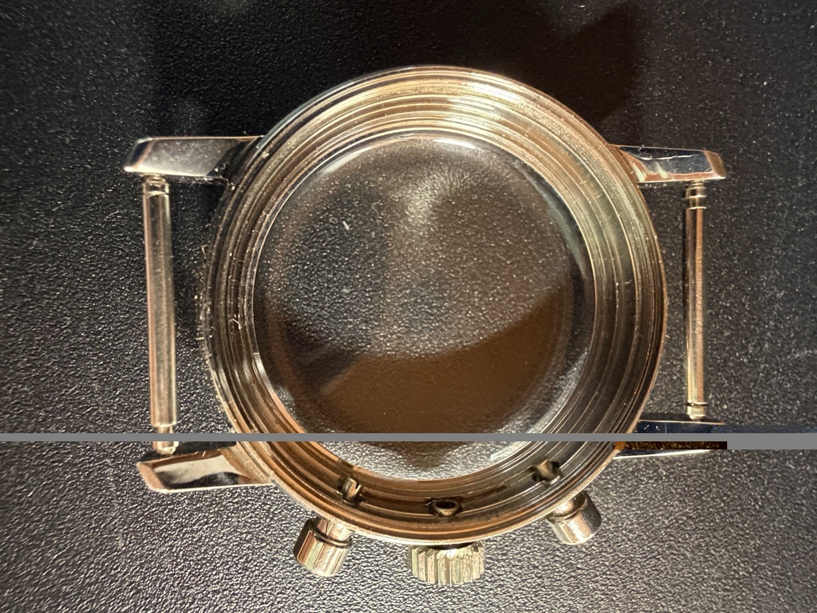 Zodiac Chronograph Case Ref. 692-841 Valjoux 72 36mm Original Vintage No Bezel