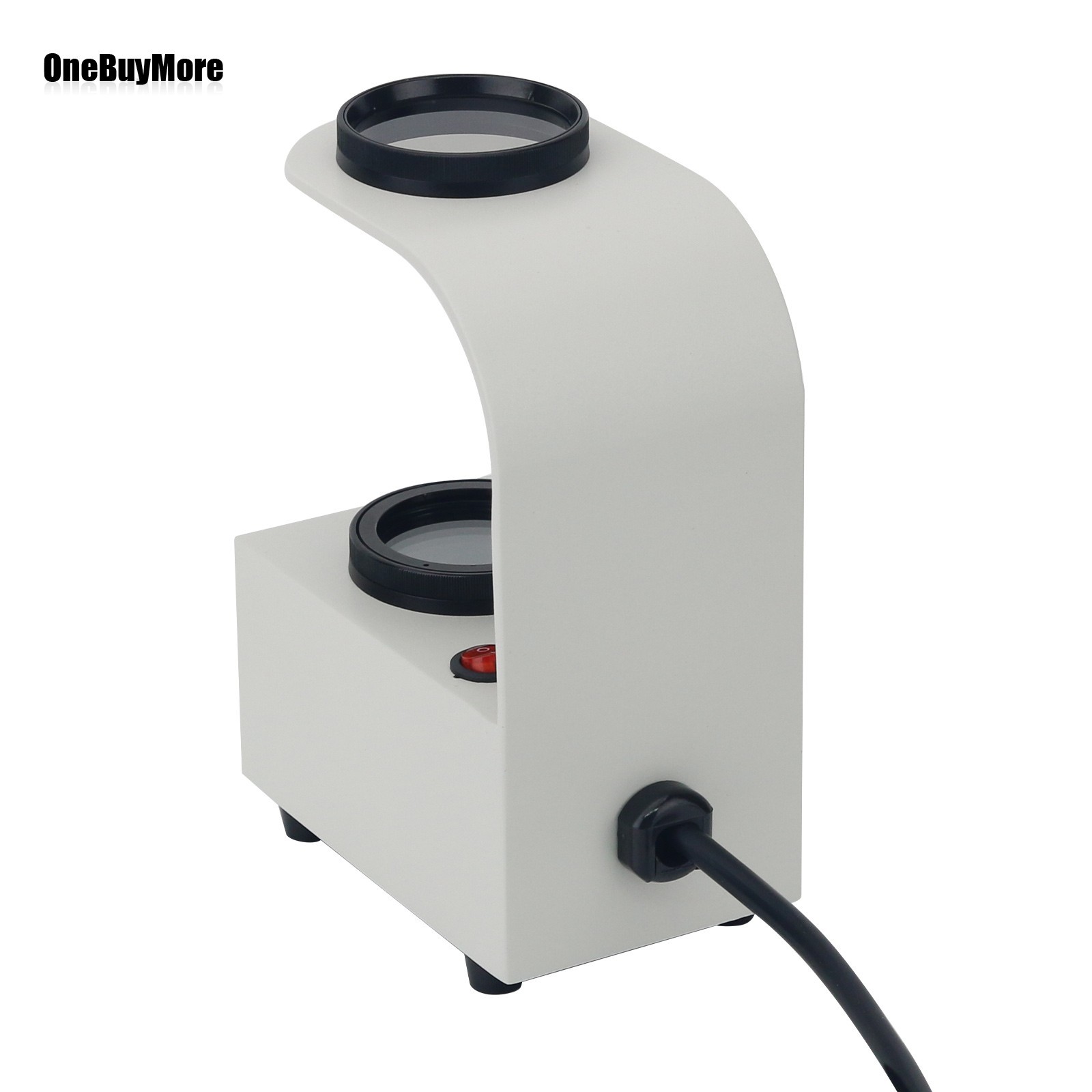 Desktop Polariscope Magnifier Tool with Rotatable Objective Table for Jewelry