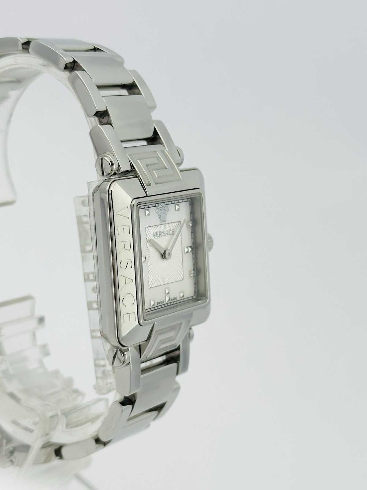 Versace Women’s 88Q99SD497S099 Rêve Carré Diamonds Stainless Steel Watch 88Q