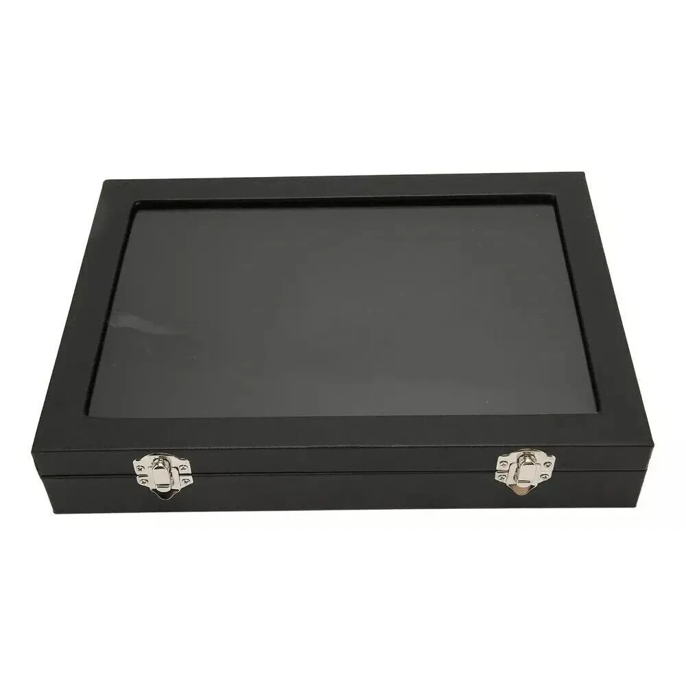 Small Velvet Jewelry Display Box Case for Rings, Bracelets, Necklaces