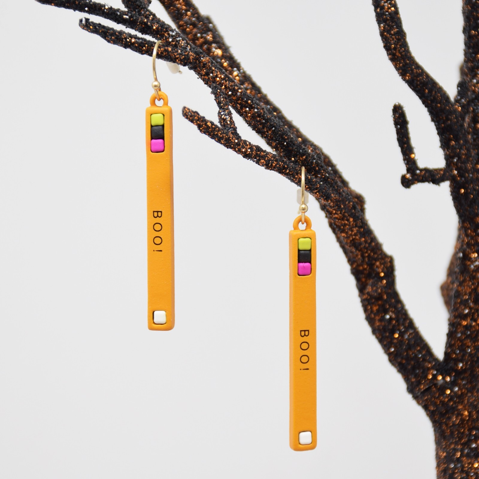 Curated Halloween Party 262 | Holiday Season Jewelry | Boo! Earring | Festival