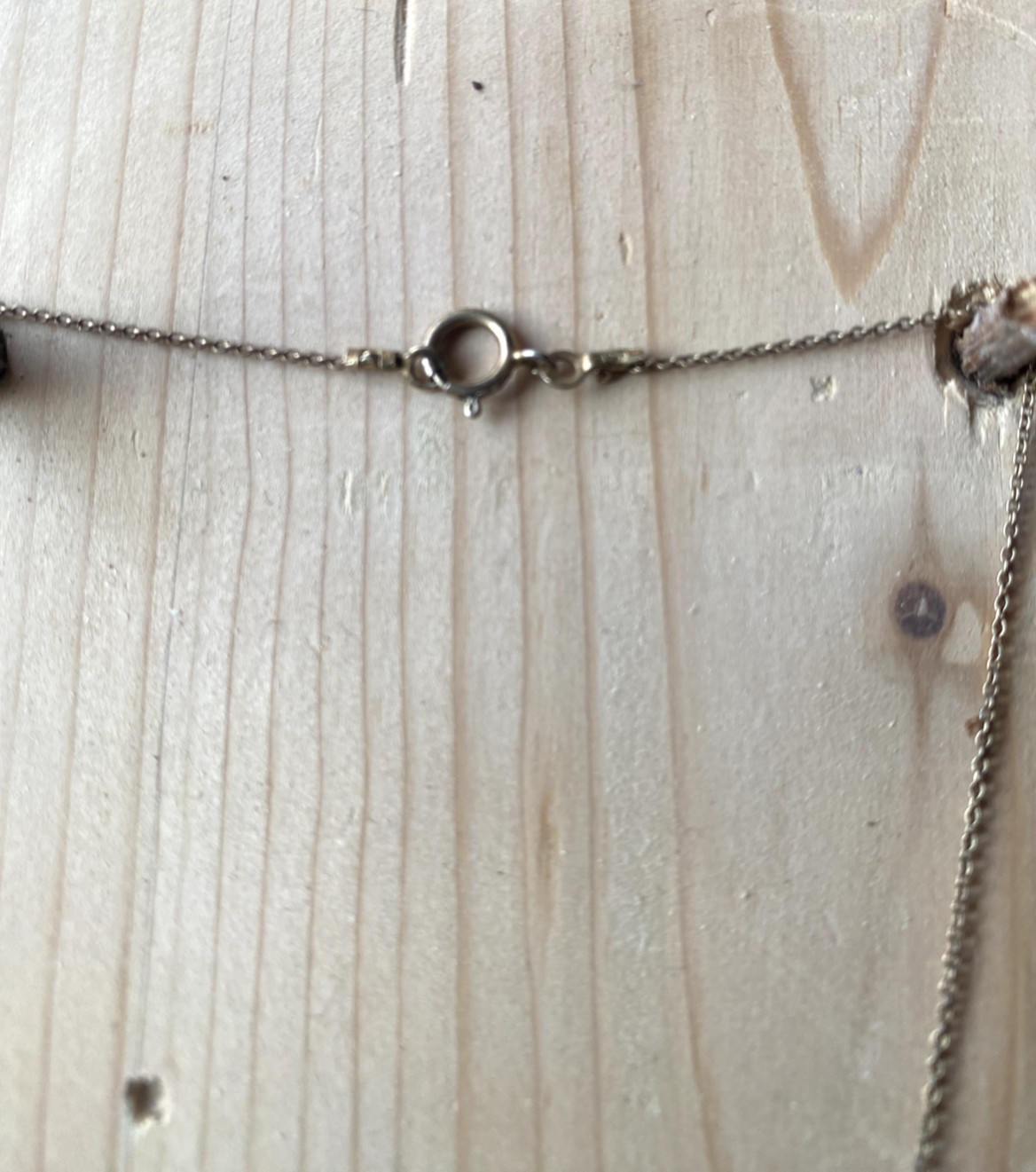 ::925 SILVER CHAIN PACKAGE CHAIN GOLD PLATED WITH 1 x PENDANT ROSE QUARTZ HALLMARKED CLASSY